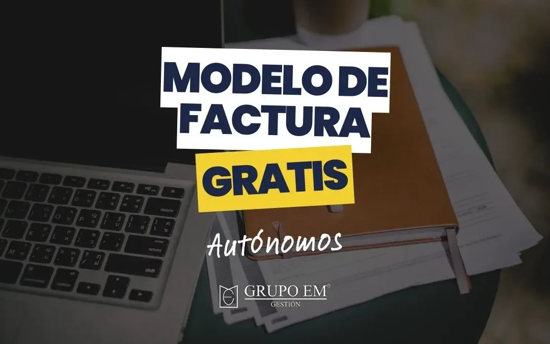 Modelo de factura GRATIS para autónomos